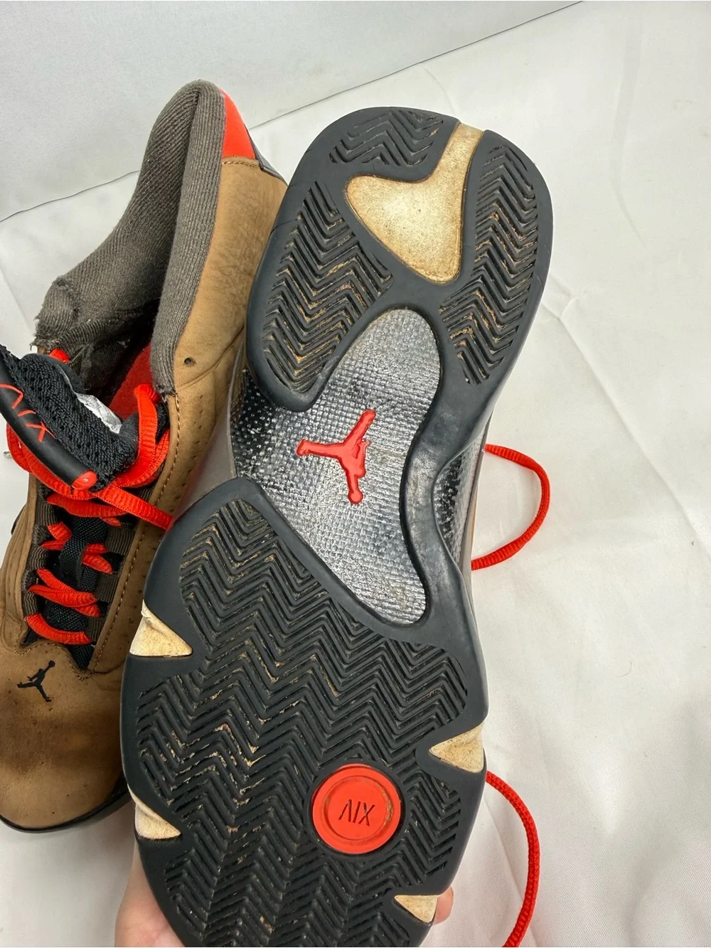 Jordan 14 Retro Winterized Archaeo Brown size 10